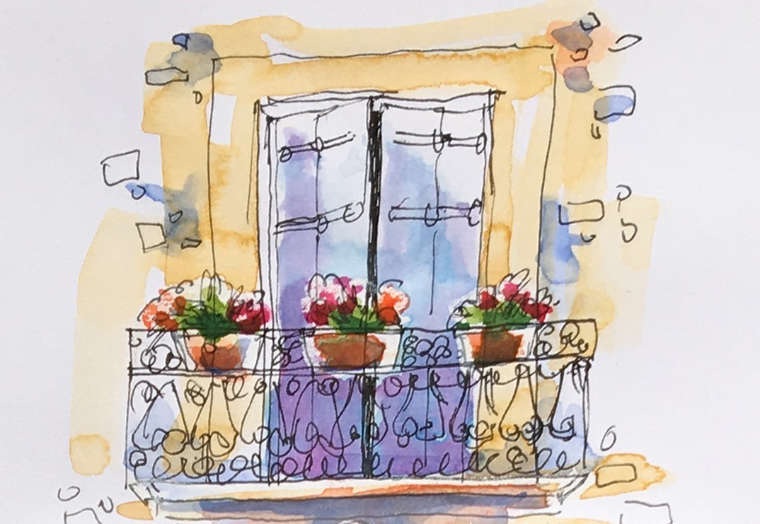 balcony | Annette Morris Art |