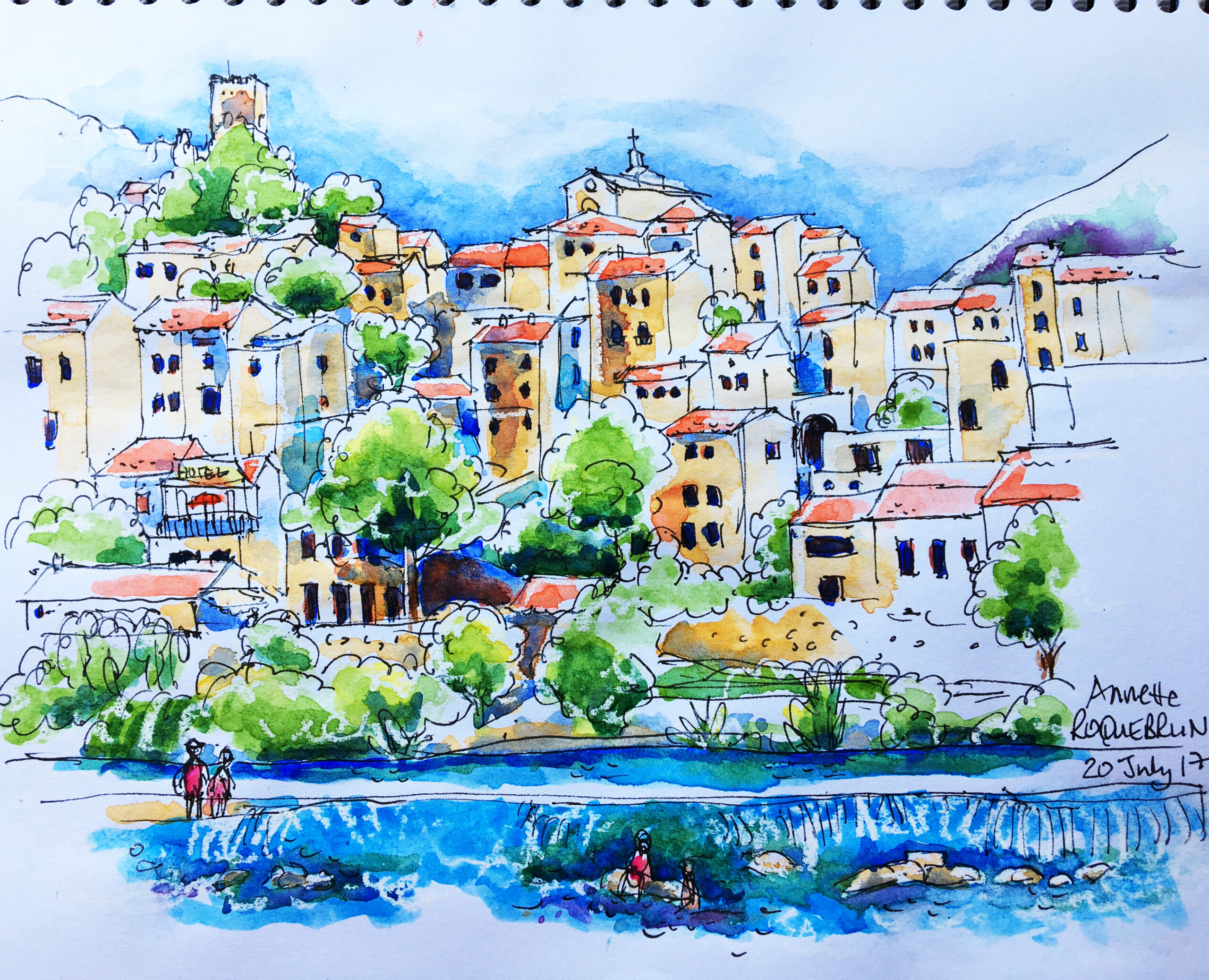 roquebrun | Annette Morris Art |